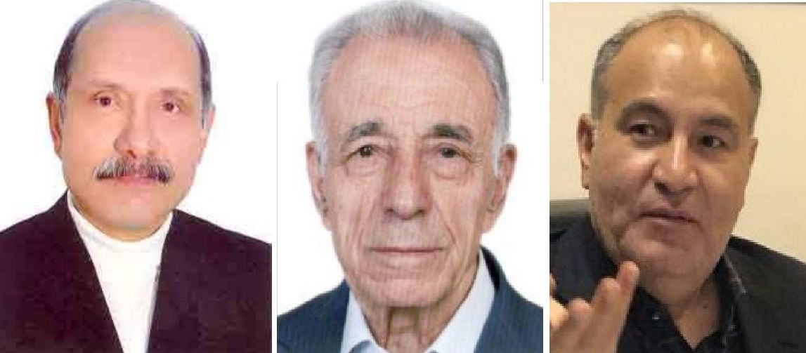 مالکان شرکت معدنجو، از راست به چپ: محمد مجتهدزاده-مدیرعامل، عزت‌الله قاسمی-رییس هیات مدیره، علی شیرزاد یکتاپرست- نایب رییس هیات مدیره 