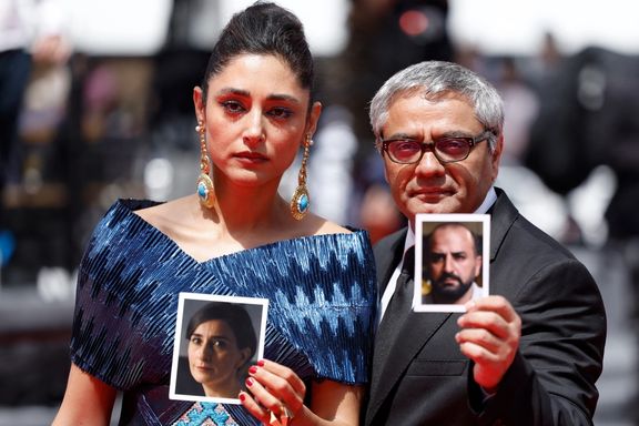 محمد رسولاف و گلشیفته فراهانی بر روی فرش قرمز جشنواره کن حاضر شدند