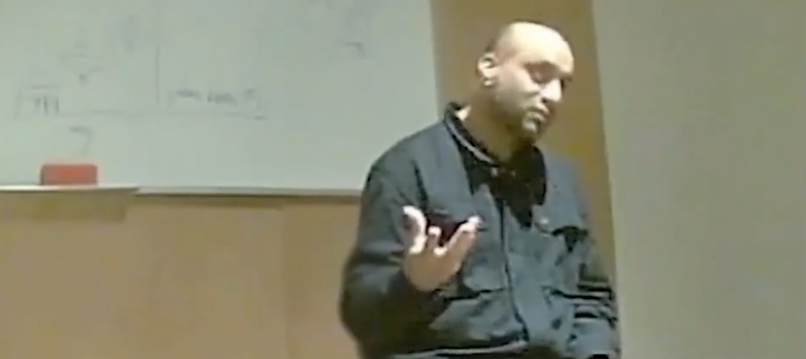 A screengrab from the video of confessions by Iranian intelligence agent Hamidreza Abraheh 