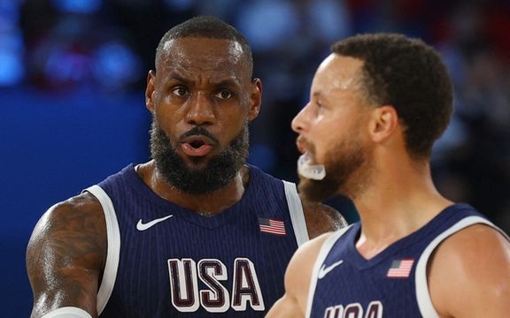 آمریکا قهرمان بسکتبال المپیک؛ جاودانگی پادشاه لبران، با سلاخی فرانسه به دست کری