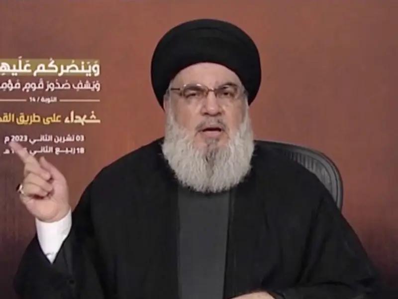 نصرالله: أميركا أكدت أنها ستقصف إيران إذا استمرت عمليات حزب الله