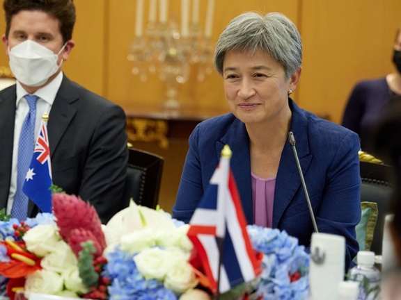 Australia’s foreign minister Penny Wong