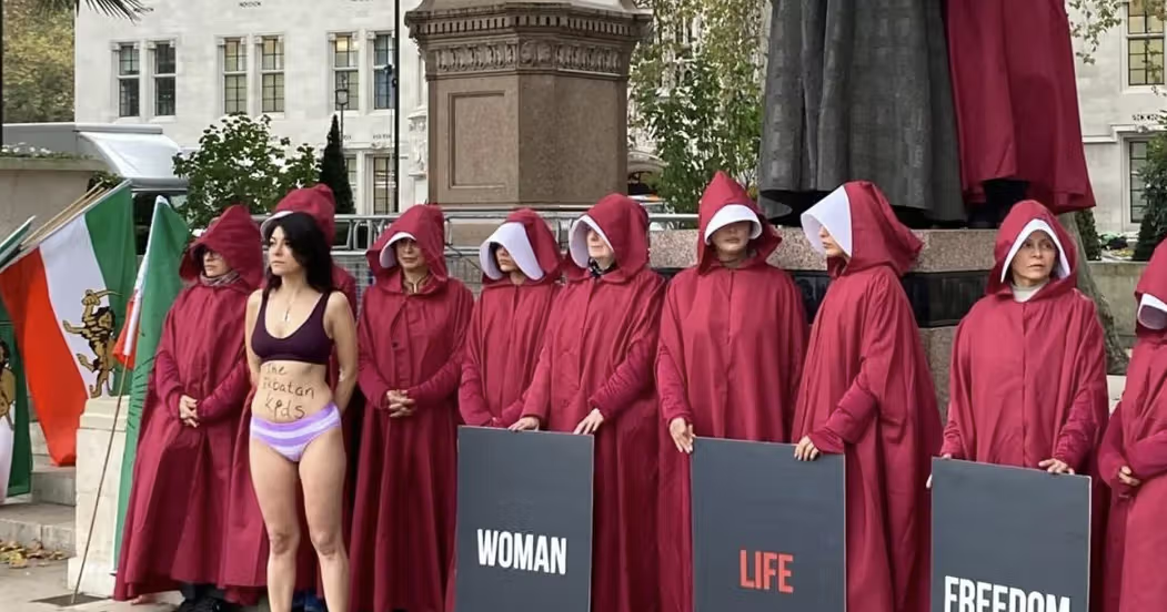 Iranian women facing Handmaid’s Tale dystopia in real life, says Nobel laureate