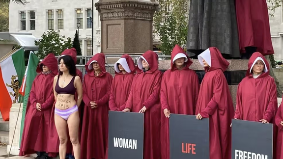 Iranian women facing Handmaid’s Tale dystopia in real life, says Nobel laureate