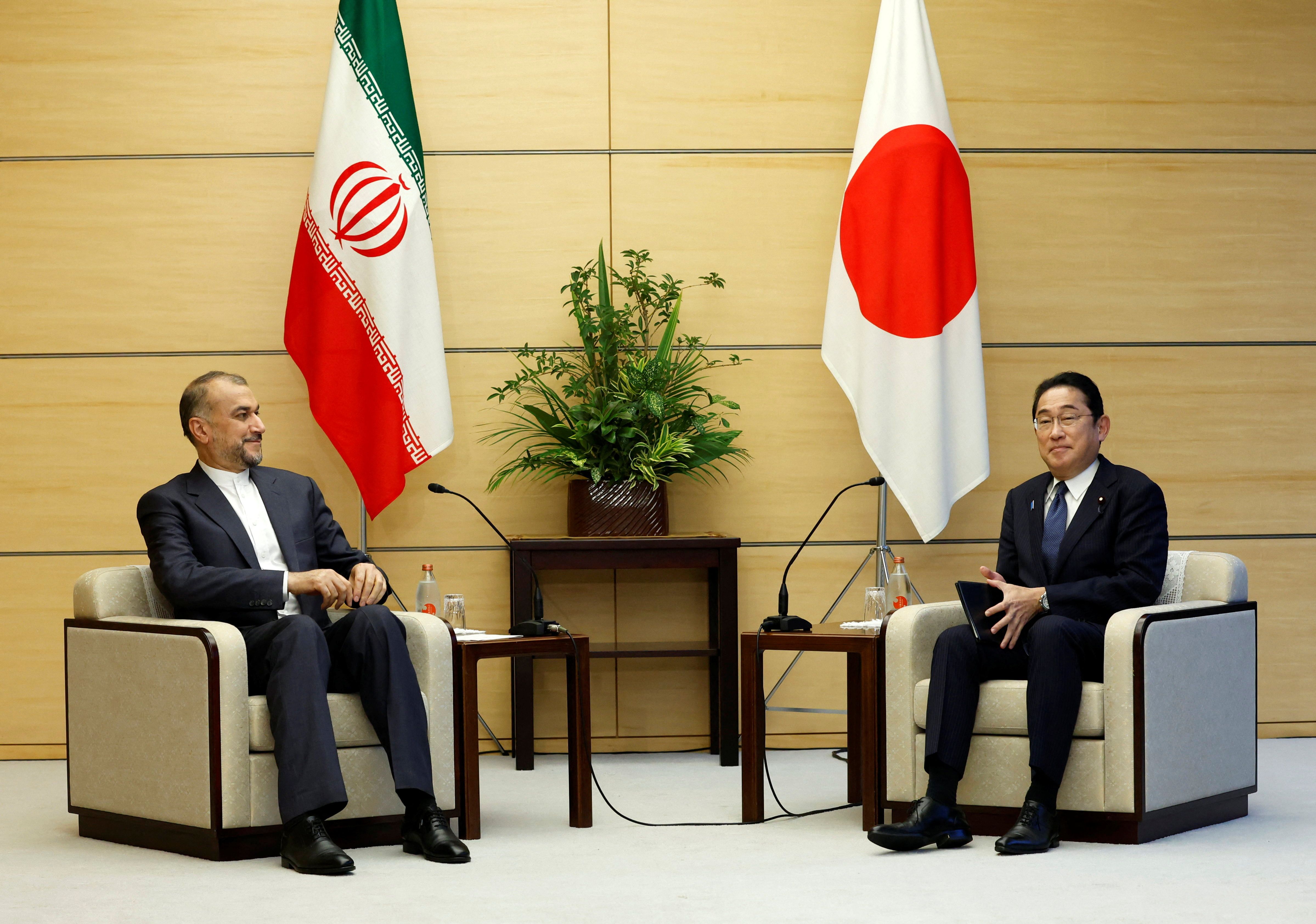 Iran FM Visiting Japan Pursues Release Of Frozen Funds