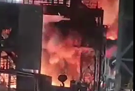 Fire erupts at Iranian steel smelting facility after furnace explosion