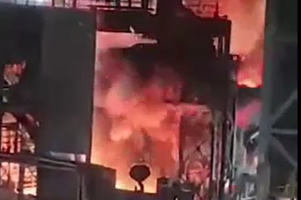 Fire erupts at Iranian steel smelting facility after furnace explosion