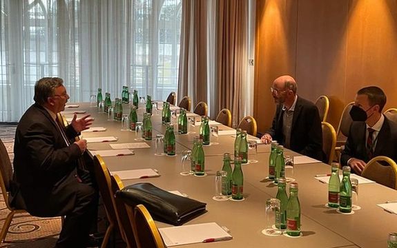 Ulyanov meeting with US envoy Rob Malley in Vienna, Dec. 29, 2022