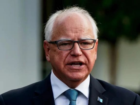 تیم والز، فرماندار مینهسوتا، معاون کامالا هریس در انتخابات ریاستجمهوری آمریکا شد