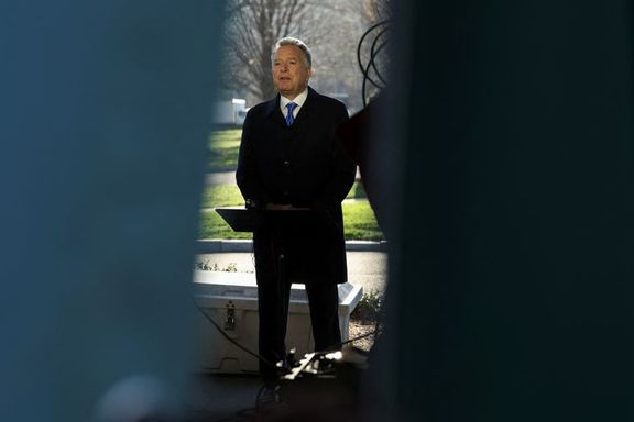 Steve Witkoff gives a media interview