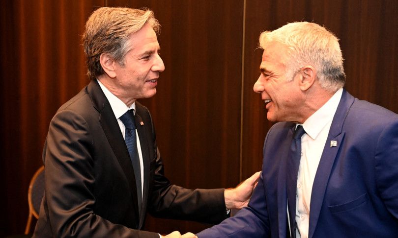 وزرای خارجه آمریکا و اسرائیل در مورد تهدیدهای ایران و بحران روسیه و اوکراین گفت‌وگو کردند