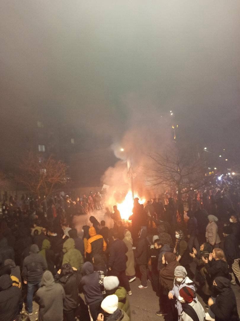 Heavy tear gas use leaves protesters gasping west of Tehran