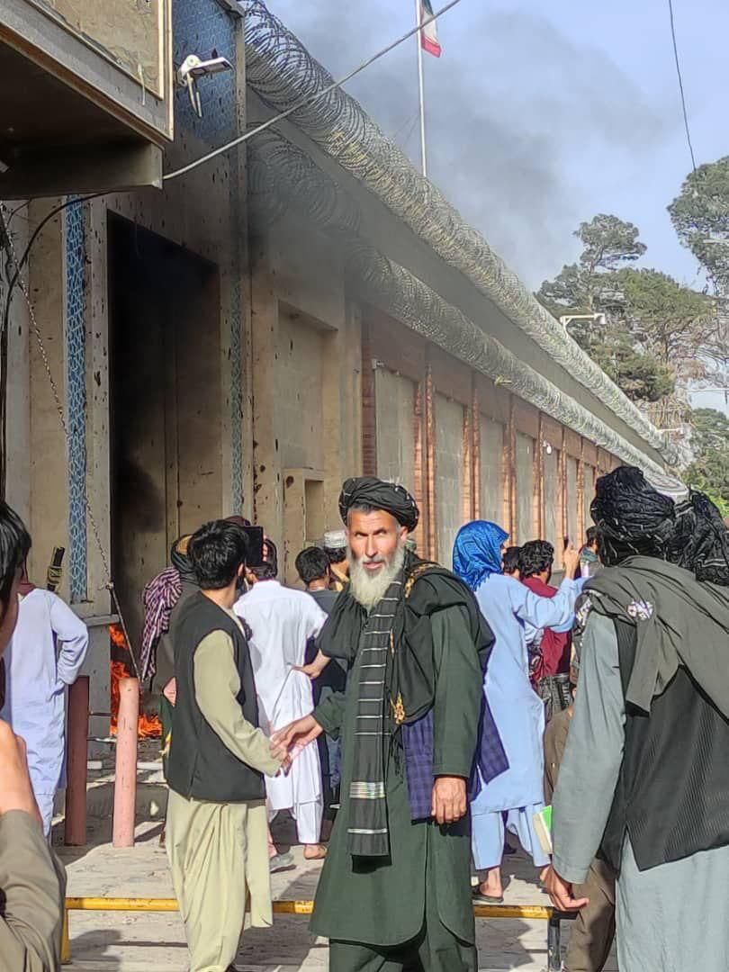 Afghans Attack Iran’s Consulate In Herat Over ‘Mistreatment Of Refugees’