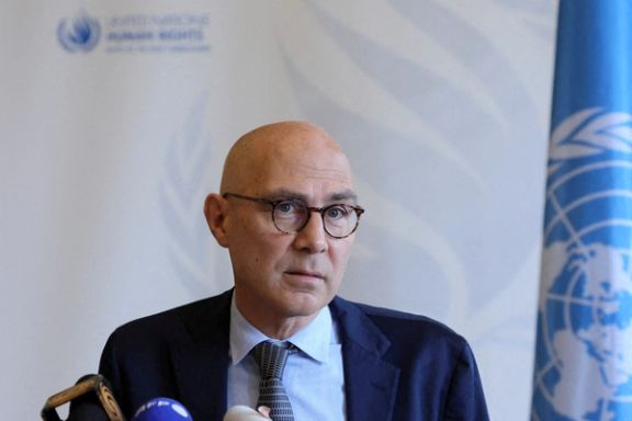 Newly appointed United Nations High Commissioner for Human Rights Volker Turk during a news conference at Palais Wilson in Geneva, November 2, 2022