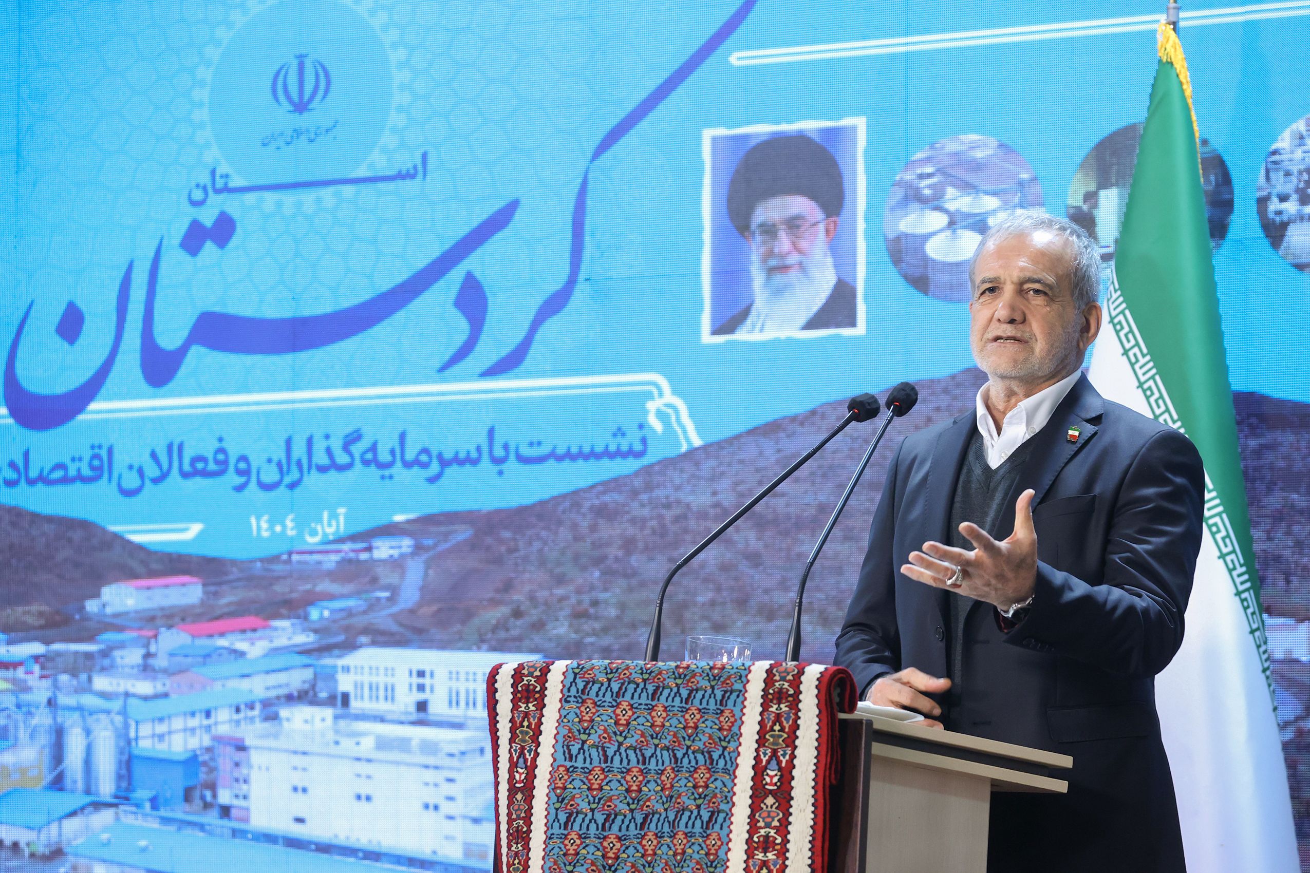 Iran’s president blames government size for inflation