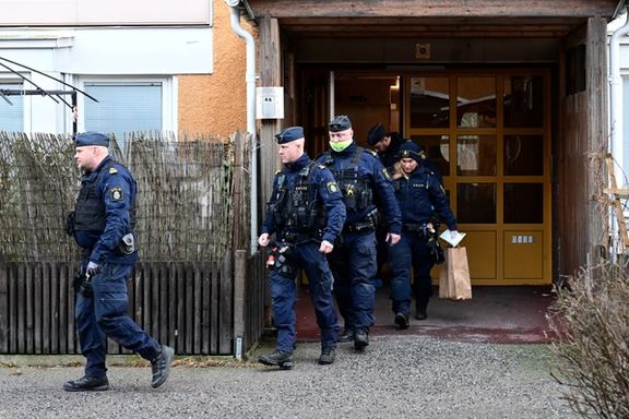 ماموران پلیس در شهر سودرتالیه