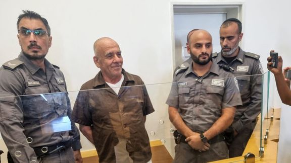 Israeli citizen Moti Maman stands in a courtroom after he was accused by Israeli security services of involvement in an Iranian-backed assassination plot targeting prominent people including Israeli Prime Minister Benjamin Netanyahu, in Beersheba District Court in southern Israel, September 19, 2024.