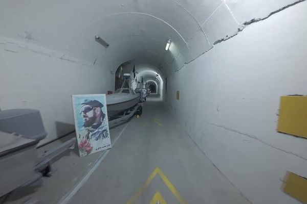 Iran's Revolutionary Guards unveil new underground naval base