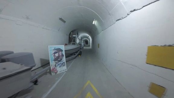 Iran's Revolutionary Guards unveil new underground naval base