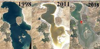 Aerial photos of Lake Urmia  (file photo)
