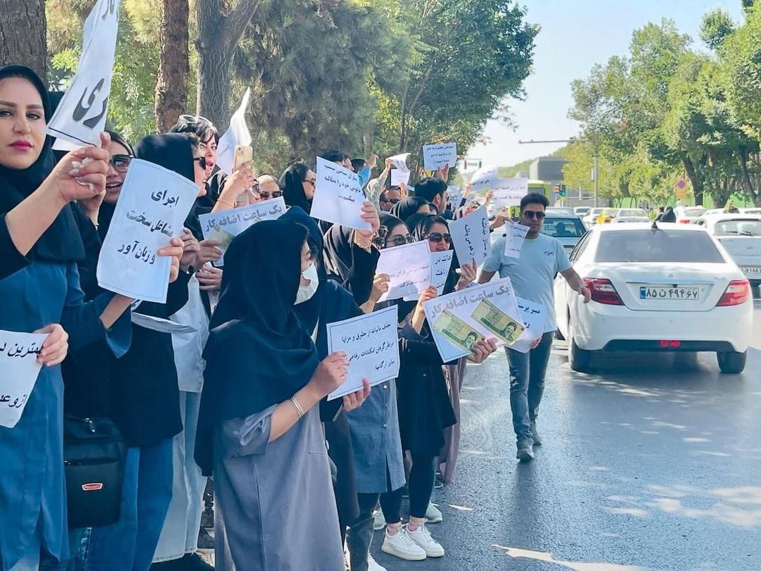 تجمع دوباره پرستاران معترض در شهرهای مختلف کشور
