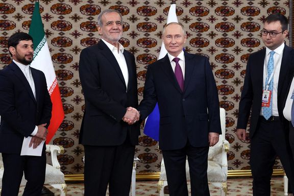 Putin, Iran’s Pezeshkian hold phone call, Kremlin says