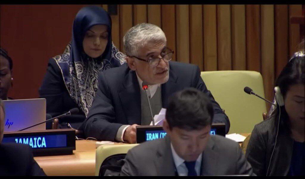 Iran's UN Ambassador Amir Saeid Iravani 