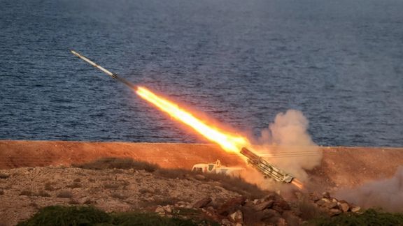 An Iranian missile launch on December 22, 2021