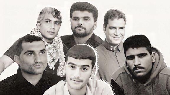 The six ethnic Arab Iranian men who are in danger of imminent execution