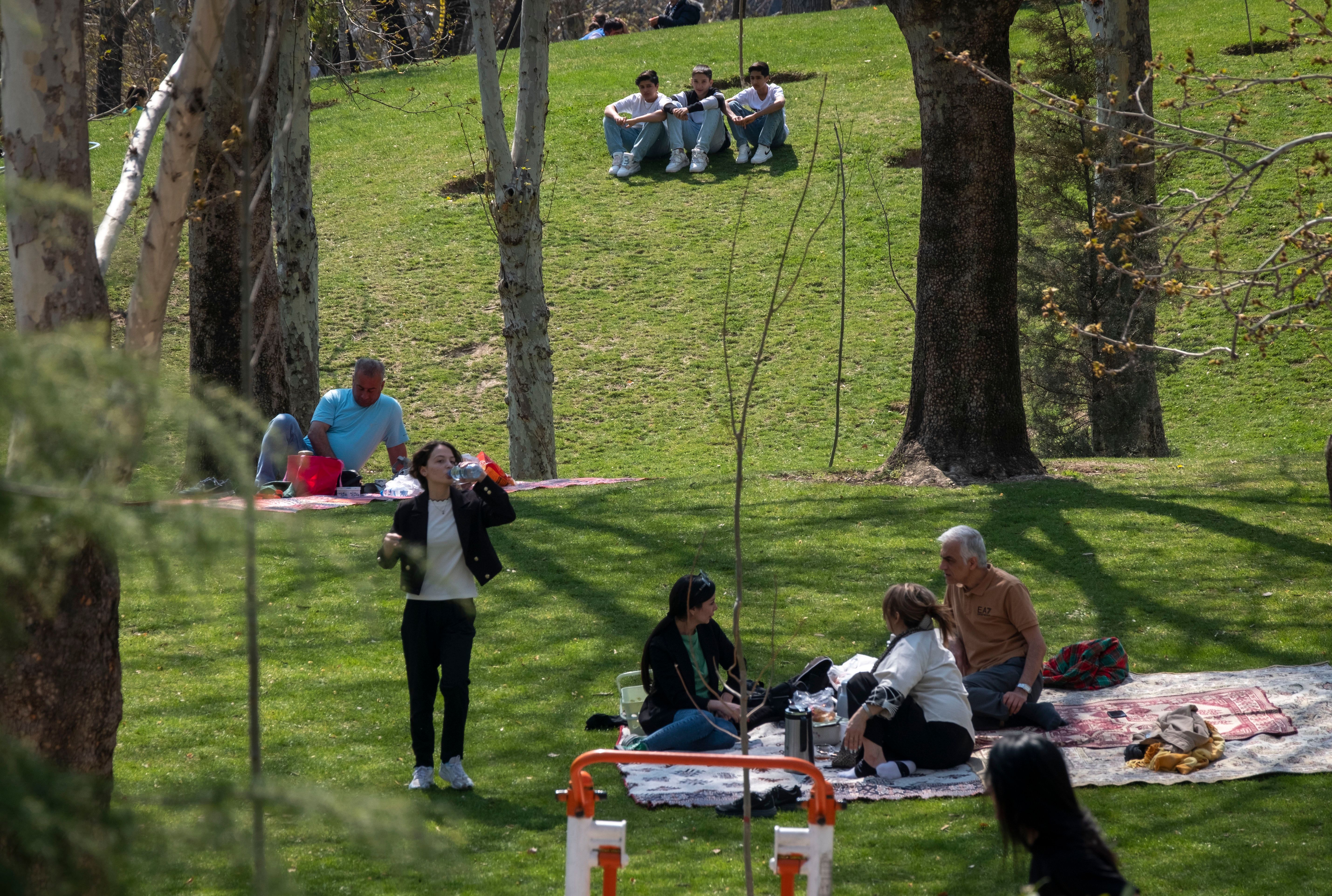 Iranians Defy Regime’s Clampdown On Annual Spring Picnic Tradition