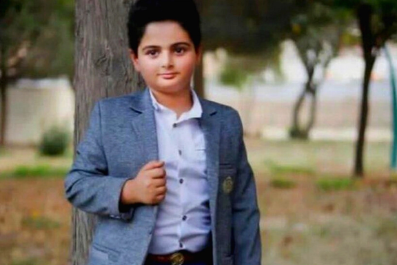 Kian Pirfalak, a nine-year-old boy who was killed in the city of Izeh in Khuzestan province