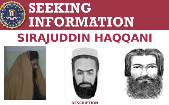 افبیآی جایزه دستگیری وزیر کشور طالبان را به ده میلیون دلار افزایش داد