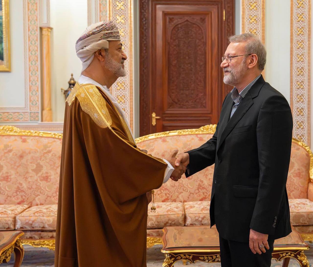 Oman's Sultan Haitham meet Iran’s Larijani to discuss Iran-US talks