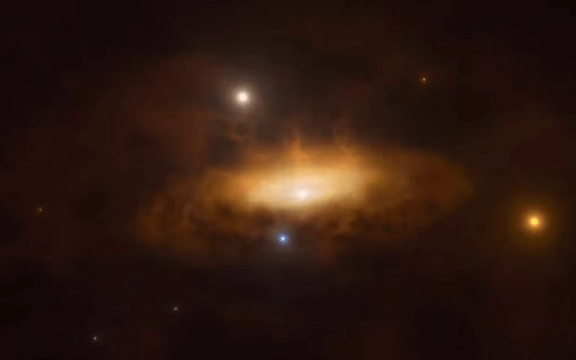 سیاهچالهای با جرم یک میلیون برابر خورشید، در کهکشانی دور بیدار شد