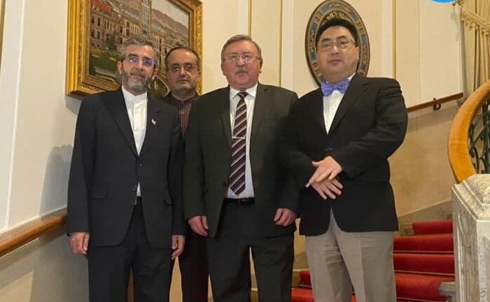 Ali Bagheri and Mikhail Ulaynov meeting in Vienna in late December.