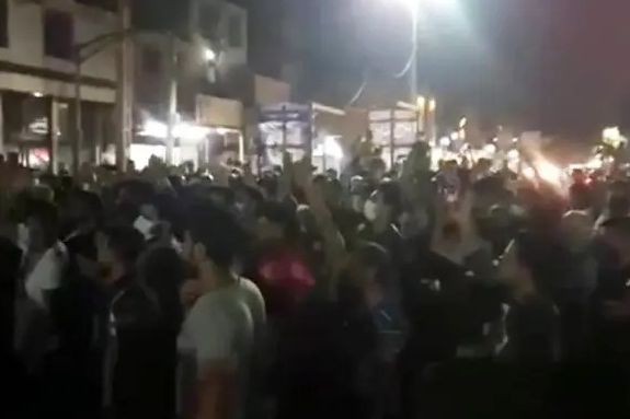 Protests spread to several provinces in Iran on Thursday.