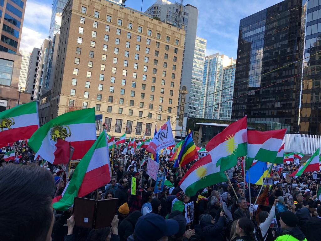 Iranians Abroad Hold Demos To Support Protest Movement