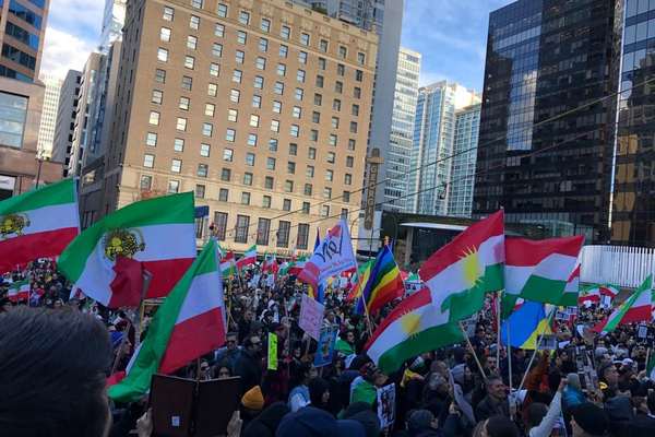 Iranians Abroad Hold Demos To Support Protest Movement