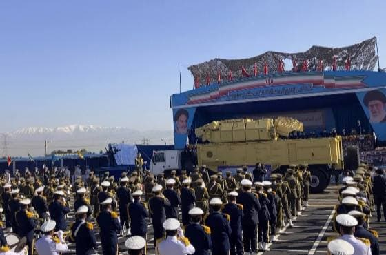 Air defense missile Dezful at the military parade on April 18