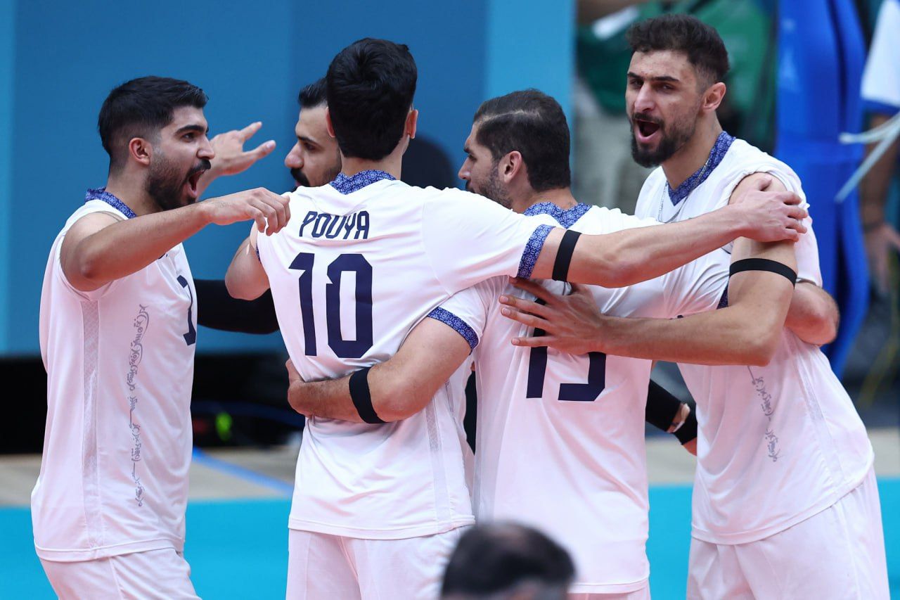 ایران ۳-۰ قطر؛ برتری قاطع تیم ملی والیبال ایران در بازی‌های کشورهای اسلامی