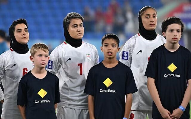 Australia grants asylum to five players of Iran women’s football team