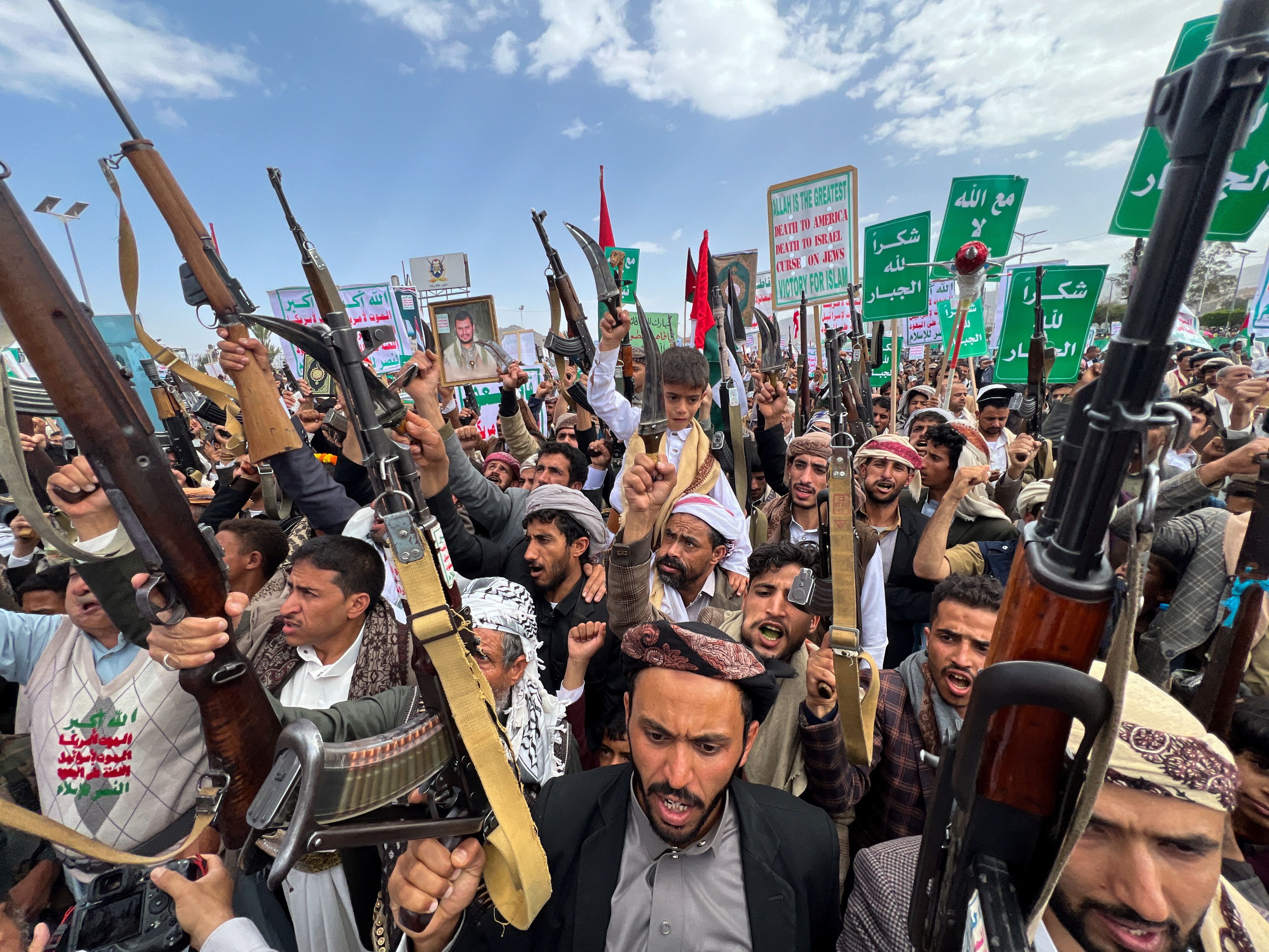 Israel says it hit Houthis' last plane as PM blames Iran