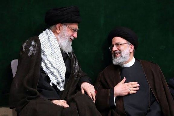 Supreme Leader ALi Khamenei (left) and President Ebrahim Raisi