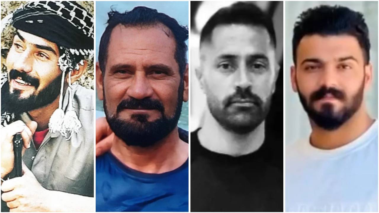 تصاویر چهار تن از معترضان جان‌باخته در اعتراضات ملکشاهی