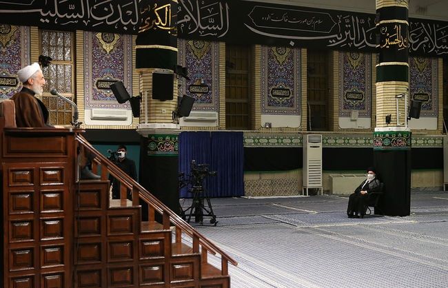 خطبه‌خوانی صدیقی در حضور علی خامنه‌ای