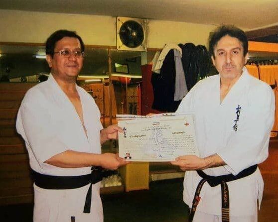 رییس سبک کیوکوشین کاراته: همتی ۲۰ سال فعالیت کاراته داشت و کمربند مشکی گرفت