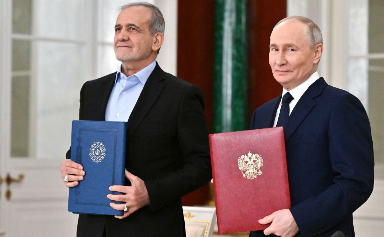 Russia and Iran signed a comprehensive 20-year strategic partnership agreement in January 2025