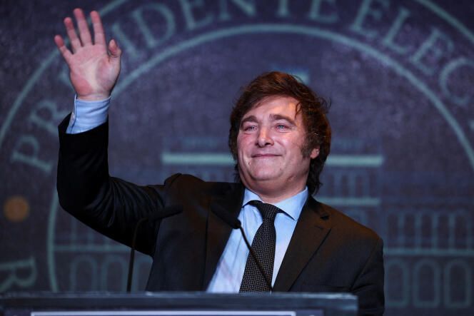 Argentinian president Javier Milei in December 2023