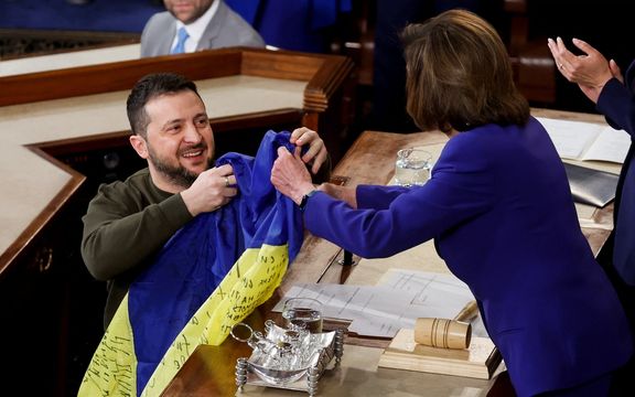 Zelenskiy Tells Congress Iran 'Partner' In Russia's 'Genocidal Policy'