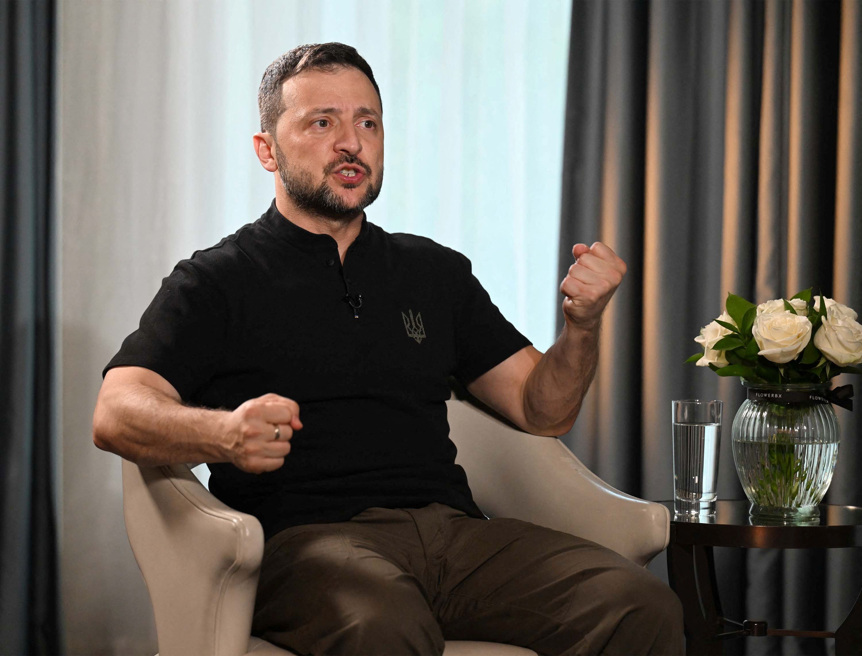 ولودیمیر زلنسکی، رییس‌جمهوری اوکراین 